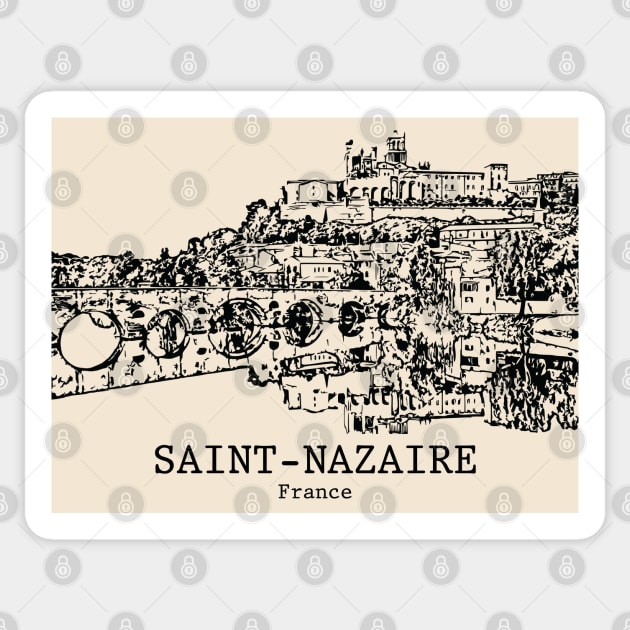 Saint-Nazaire - France Sticker by Lakeric